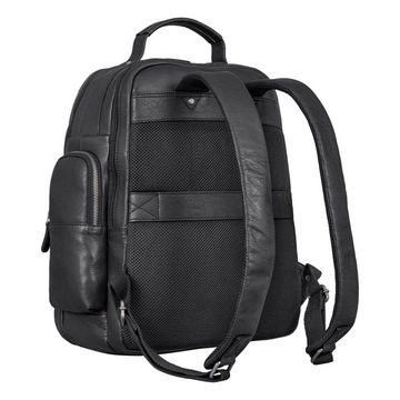 STILORD Notebook-Rucksack "Danny" Arbeitsrucksack Herren Leder Groß