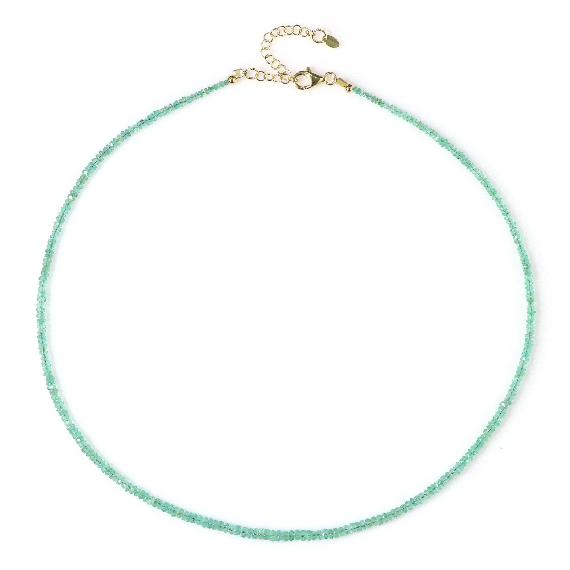 Cavill Silberkette Cavill Smaragd 23,669 ct Vergoldet 925 Silber Mintgrün v günstig online kaufen