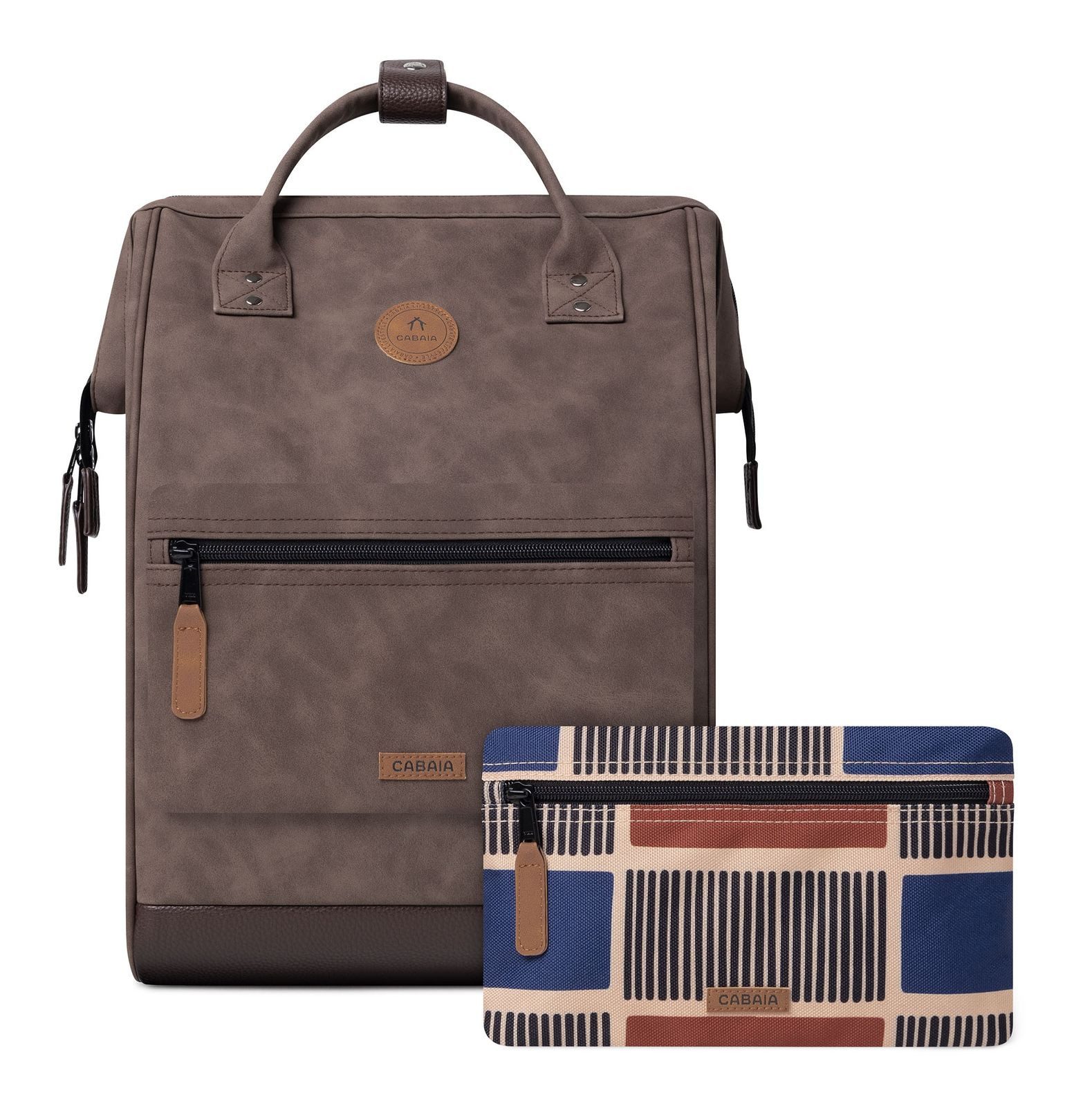 CABAIA Rucksack Vegan Nubuck Backpack (Set, günstig online kaufen
