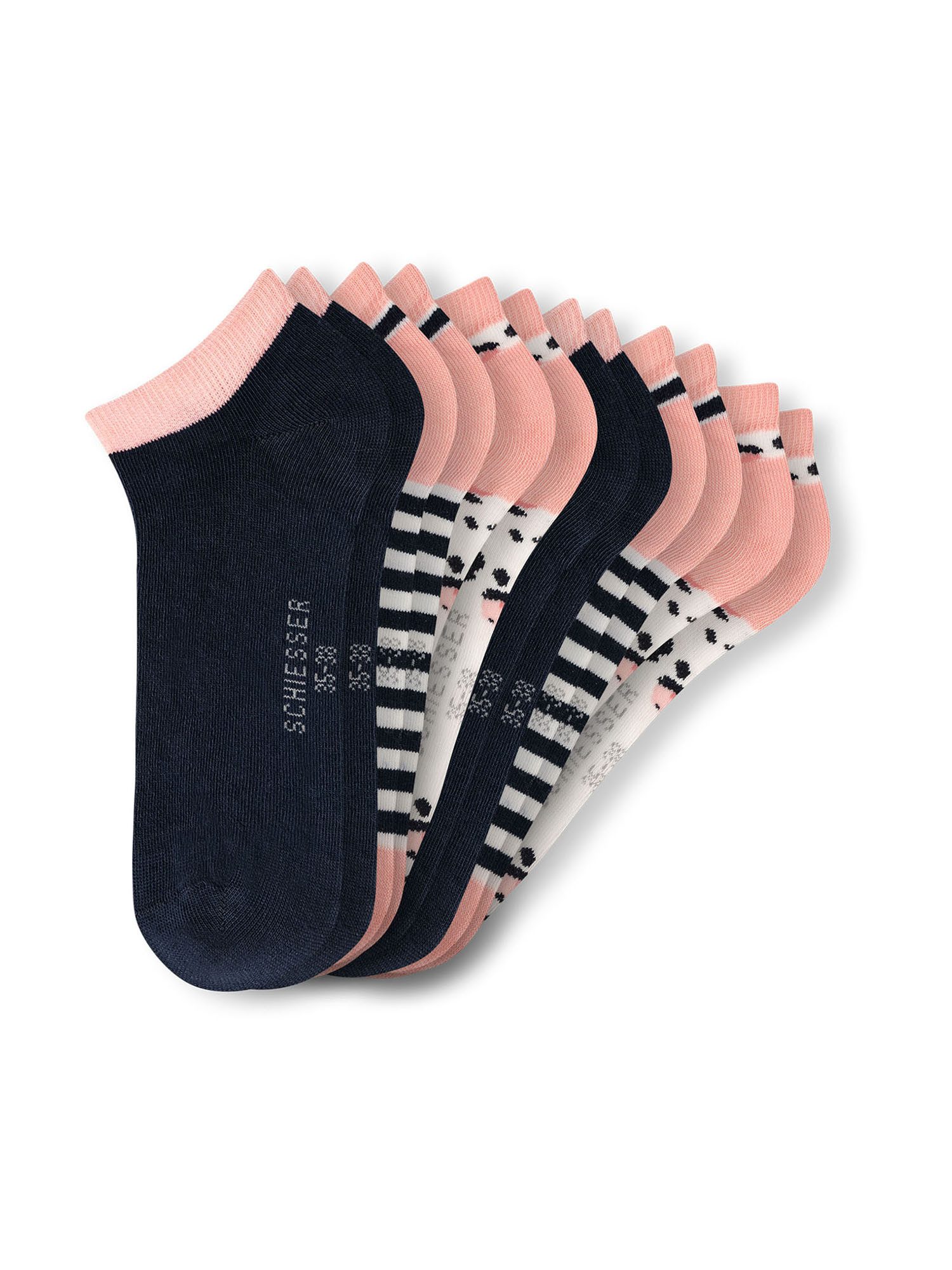Schiesser Sneakersocken Legwear Kids (6-Paar) Sneaker Socken, Kurzsocken, Füßlinge