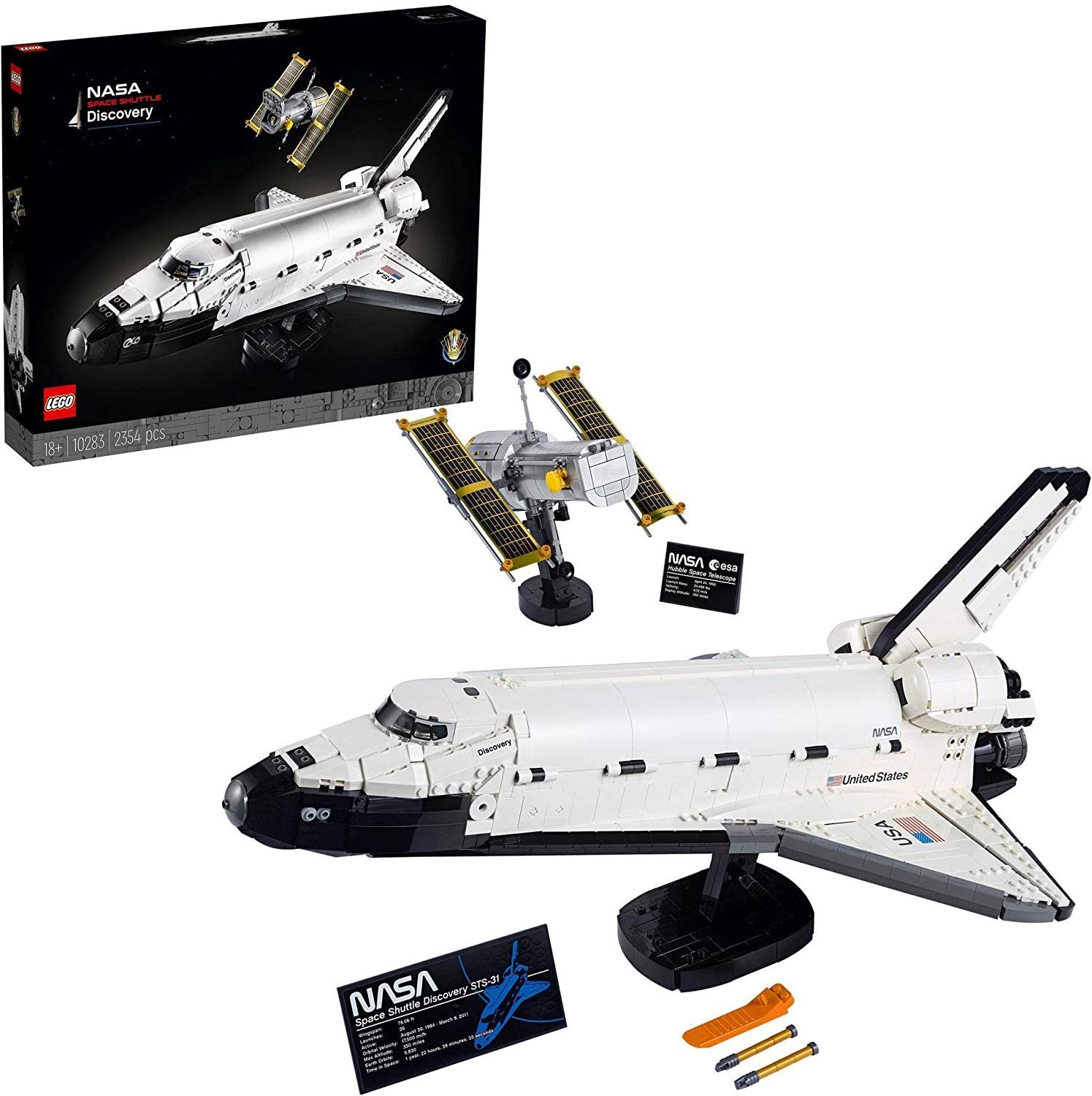 LEGO® 10283 NASA Space Shuttle Discovery Bausatz für Erwachsene Spielbausteine, (2354 St)
