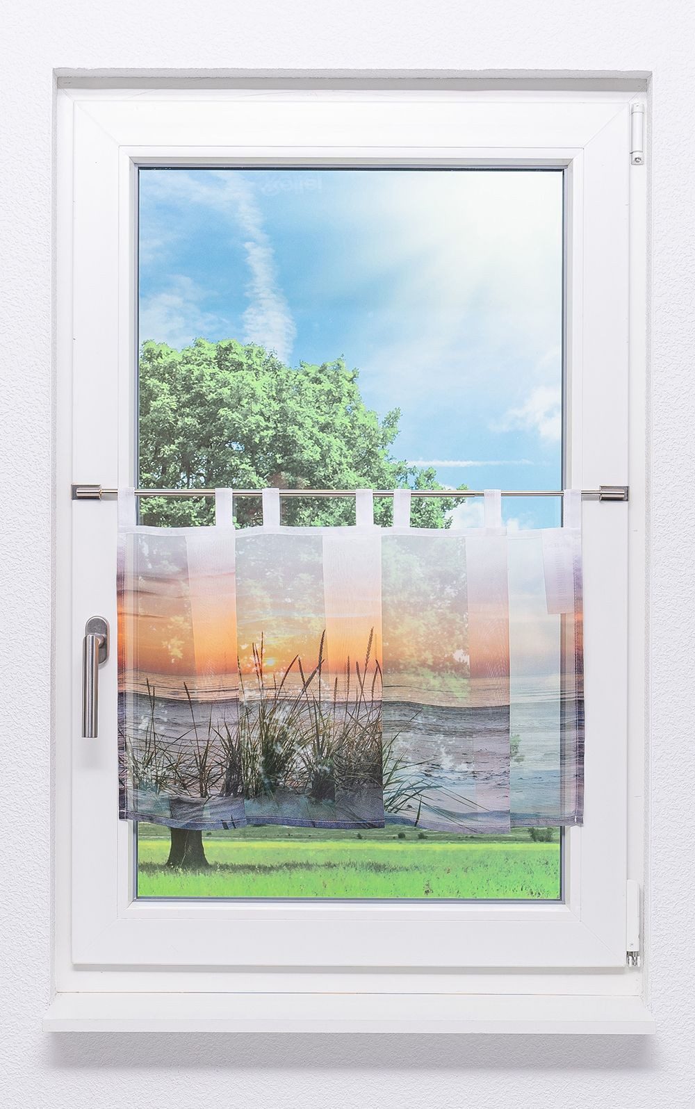 LYSEL® Scheibengardine Abendromantik, (1 St), transparent, günstig online kaufen