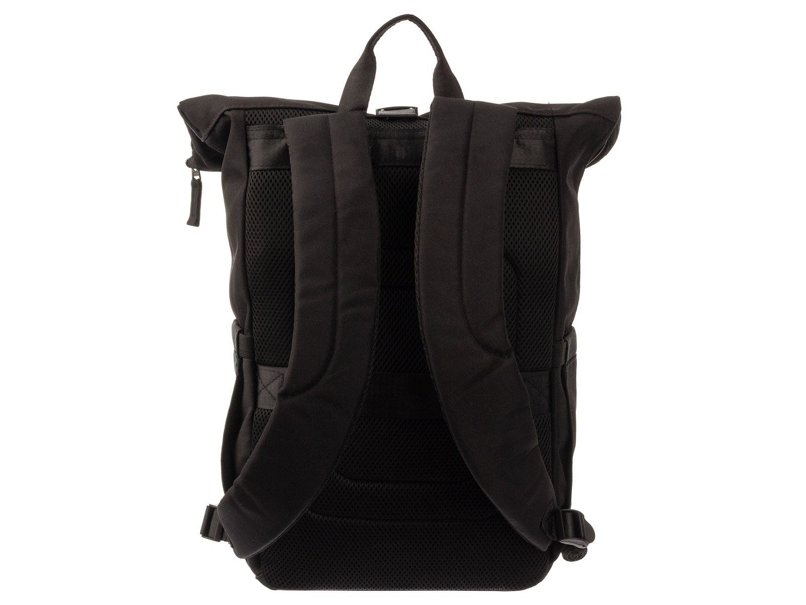 Franky Freizeitrucksack Franky RS77 mit schwarz Liter Laptopfach Freizeit-Rucksack ca.21 Rollfalte Laptopfach, 15"