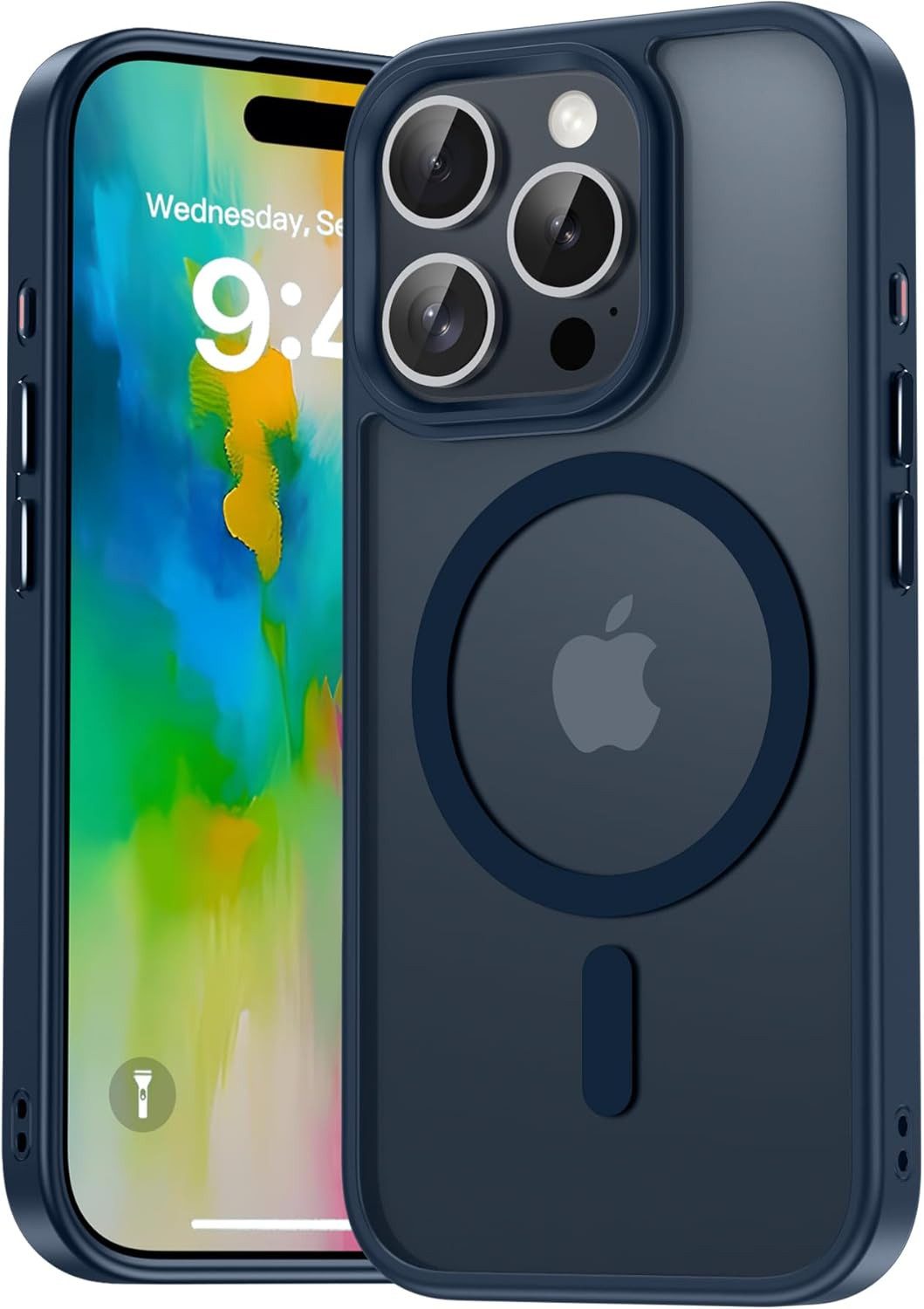 Widmann-Shop Smartphone-Hülle Handyhülle MagSafe für Apple iPhone 16 15 14 13 Pro Max Cover Case, Hoher Schutz, viele Farben wählbar