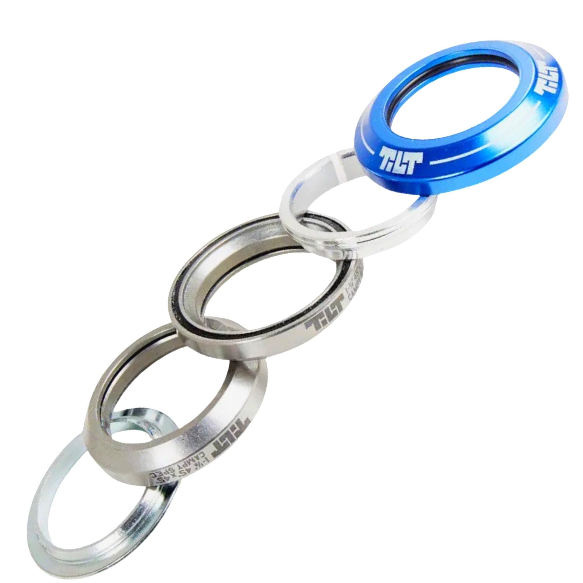 Tilt Fahrradlenker Tilt Stunt-Scooter / BMX Full integrated Headset 1 1/8" 04-01-600 Blau