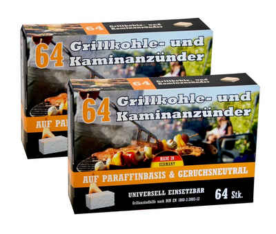 BURI Grillanzünder Kohleanzünder 2er-Pack Grillkohleanzünder Kaminanzünder Ofenanzünder Z