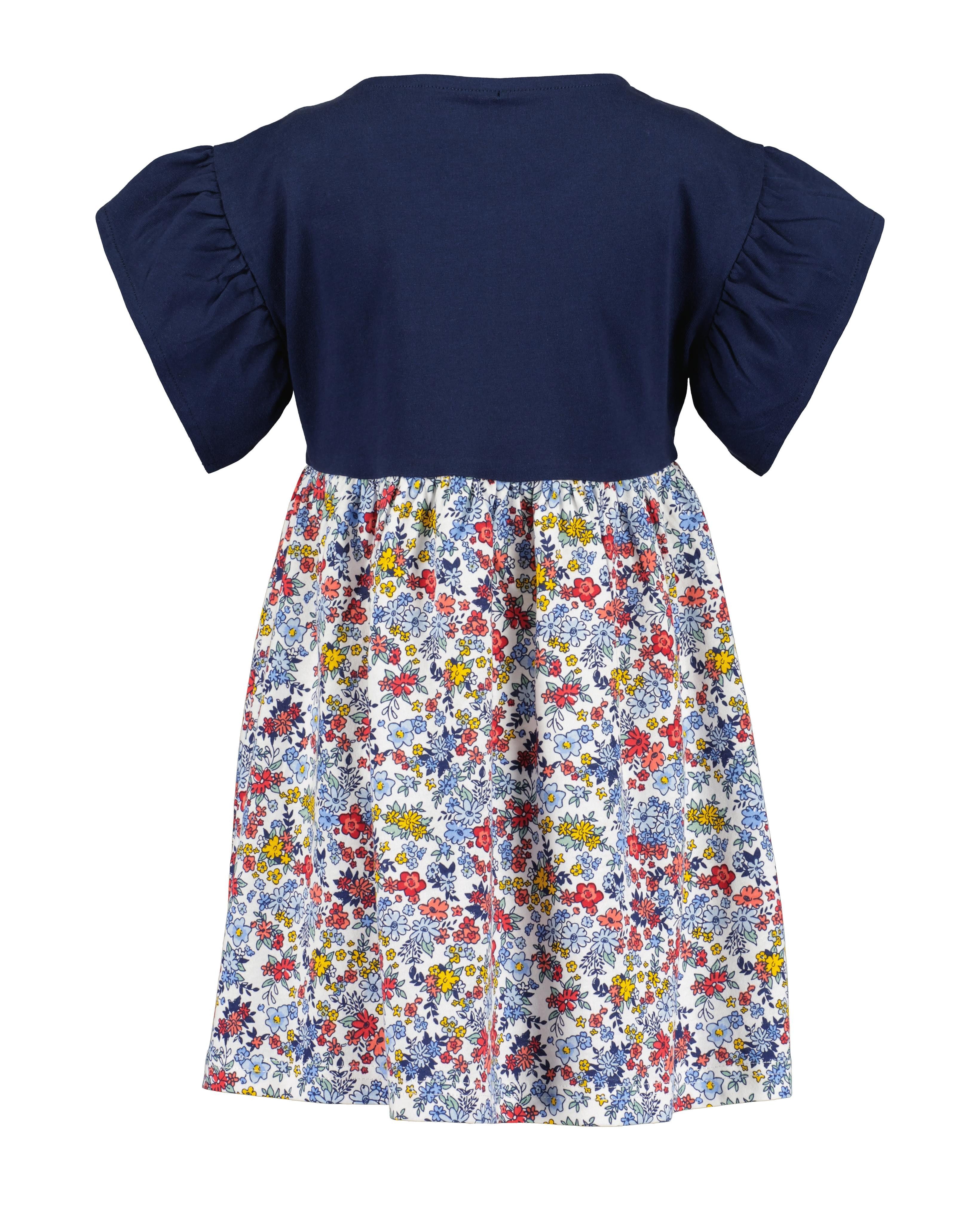 Blue Seven Sommerkleid (1-tlg) mit tollen Rüschen an den leicht überschnittenen Schultern