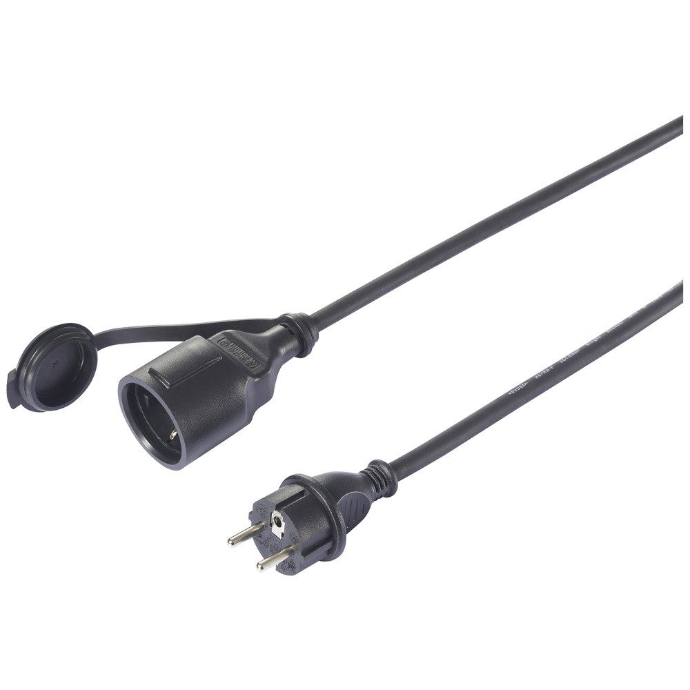 Sygonix Personenschutzstecker Sygonix SY-6052178 Personenschutz-Verlängerungskabel PRCD 230 V/AC Sc