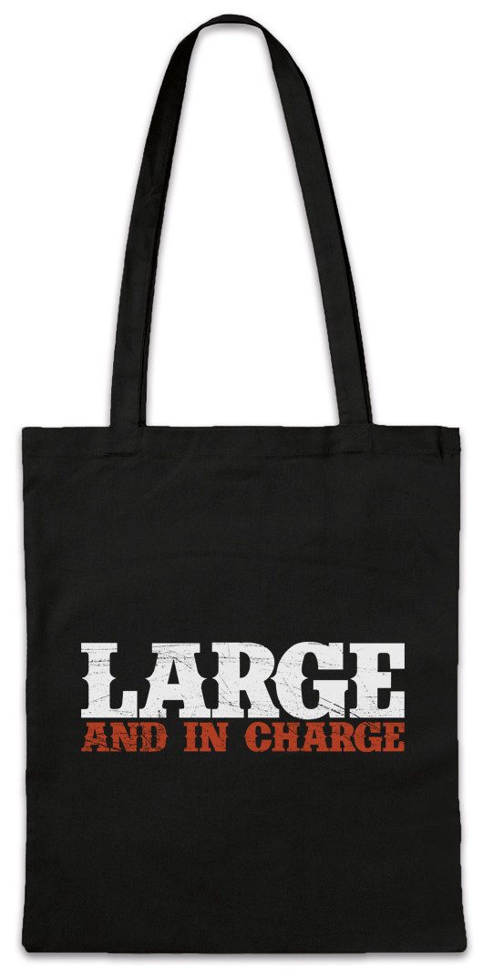 Beuteltasche Large And In Charge Stofftasche Dick Dicker Stolz Übergewicht Chubby