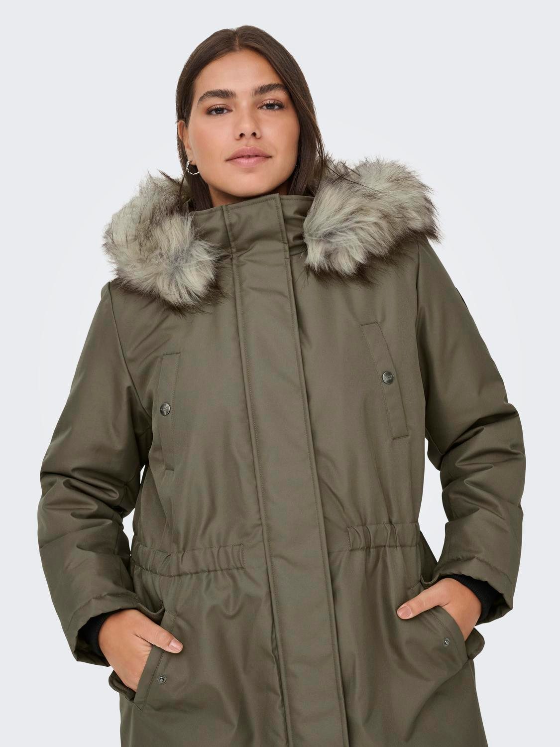 ONLY CARMAKOMA Parka CARIRENA PARKA COAT OTW Kunstfaser, regular fit günstig online kaufen