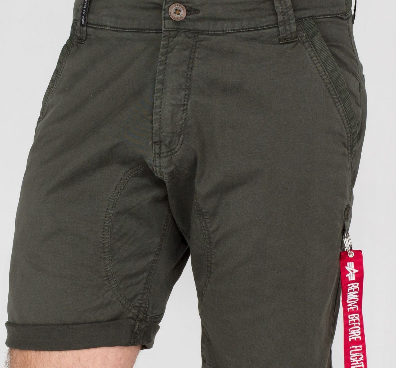 Kerosene Alpha Industries greyblack Short Shorts