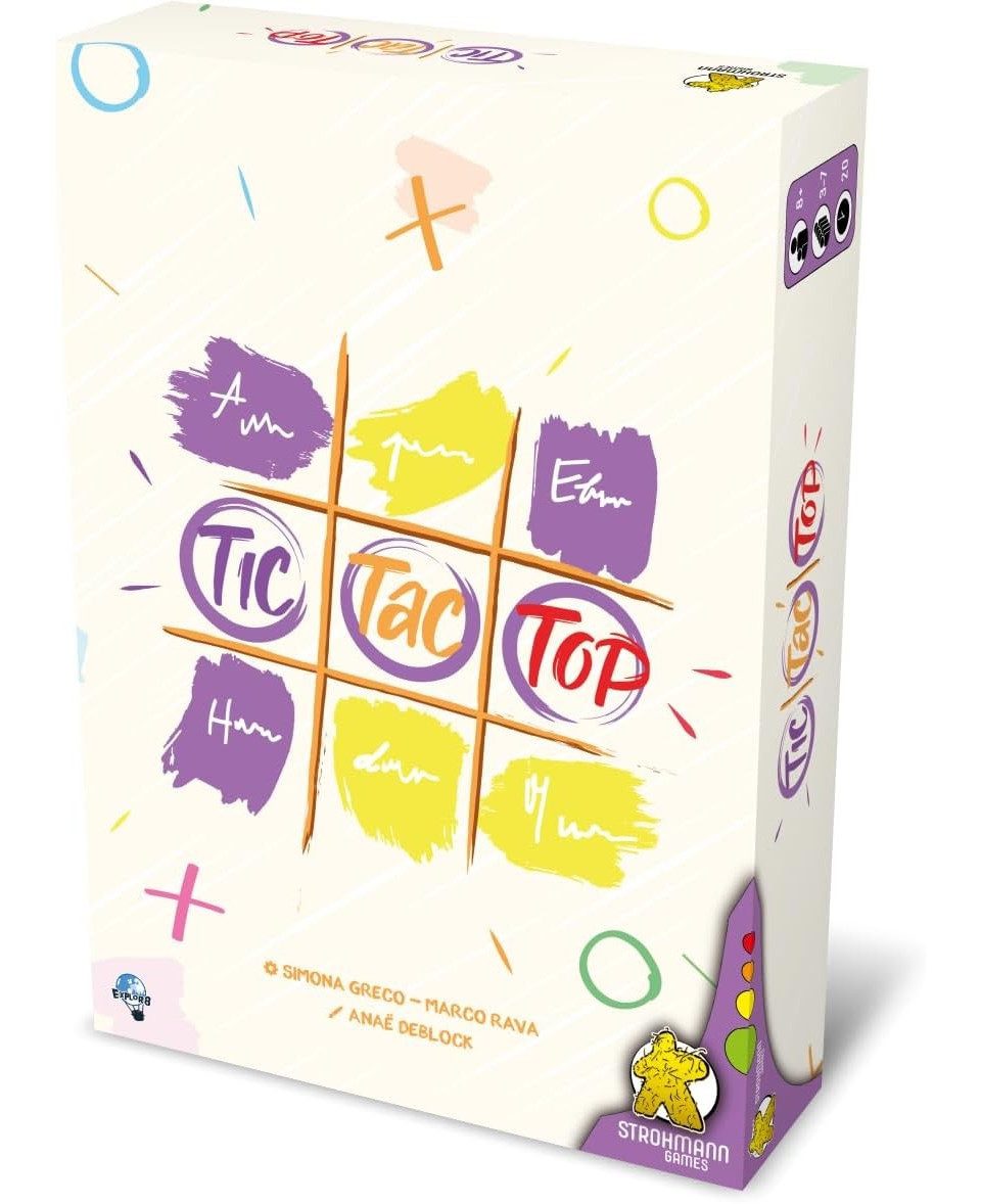 Pegasus Spiel Pegasus STR25013 - Tic Tac Top, Familienspiel, Kennenlern-Partyspiel