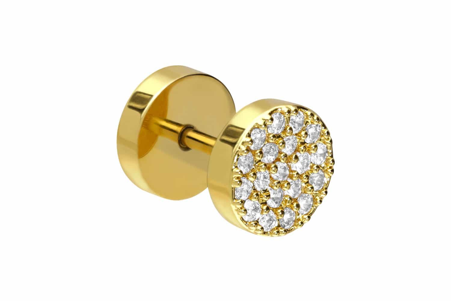 PIERCINGLINE Fake-Ear-Plug Chirurgenstahl Fake Plug mit günstig online kaufen