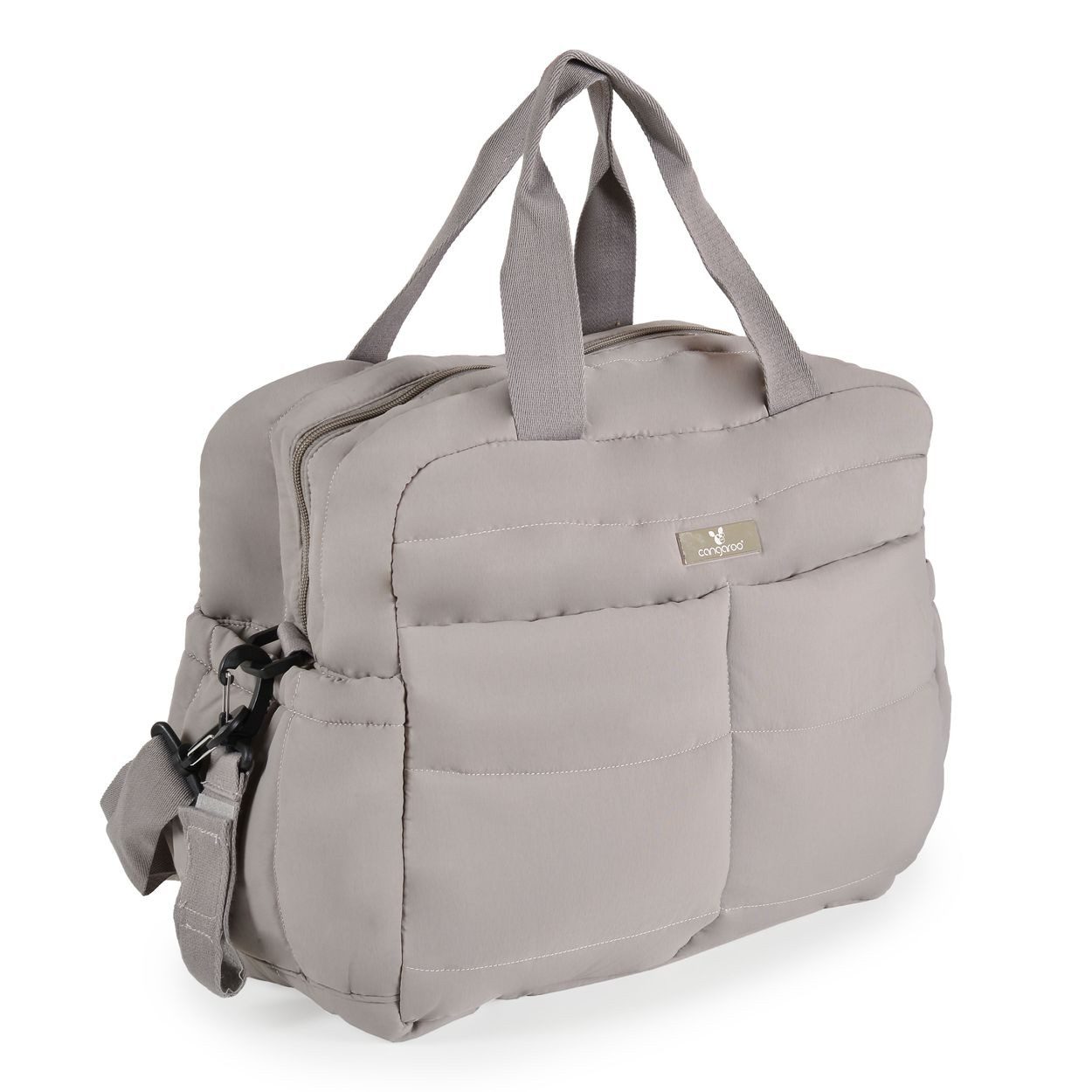 Cangaroo Wickeltasche Solana (1-tlg), Wickelunterlage, Seitentaschen, Isoliertasche, Kinderwagenclips – Bild 2 von 5
