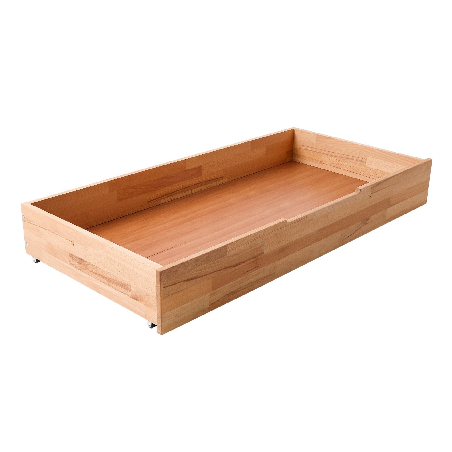 Krok Wood Schublade zum Bett Elsa aus Massivholz in Buche günstig online kaufen