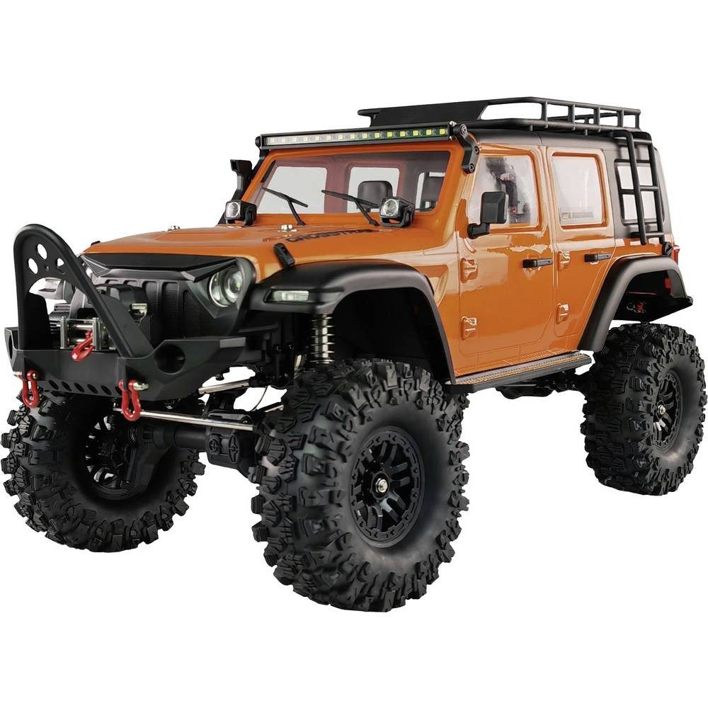 Amewi RC-Auto Crawler 4WD 1:10 ARTR -metallic CT10 Chassis mit Seilwinde 22656
