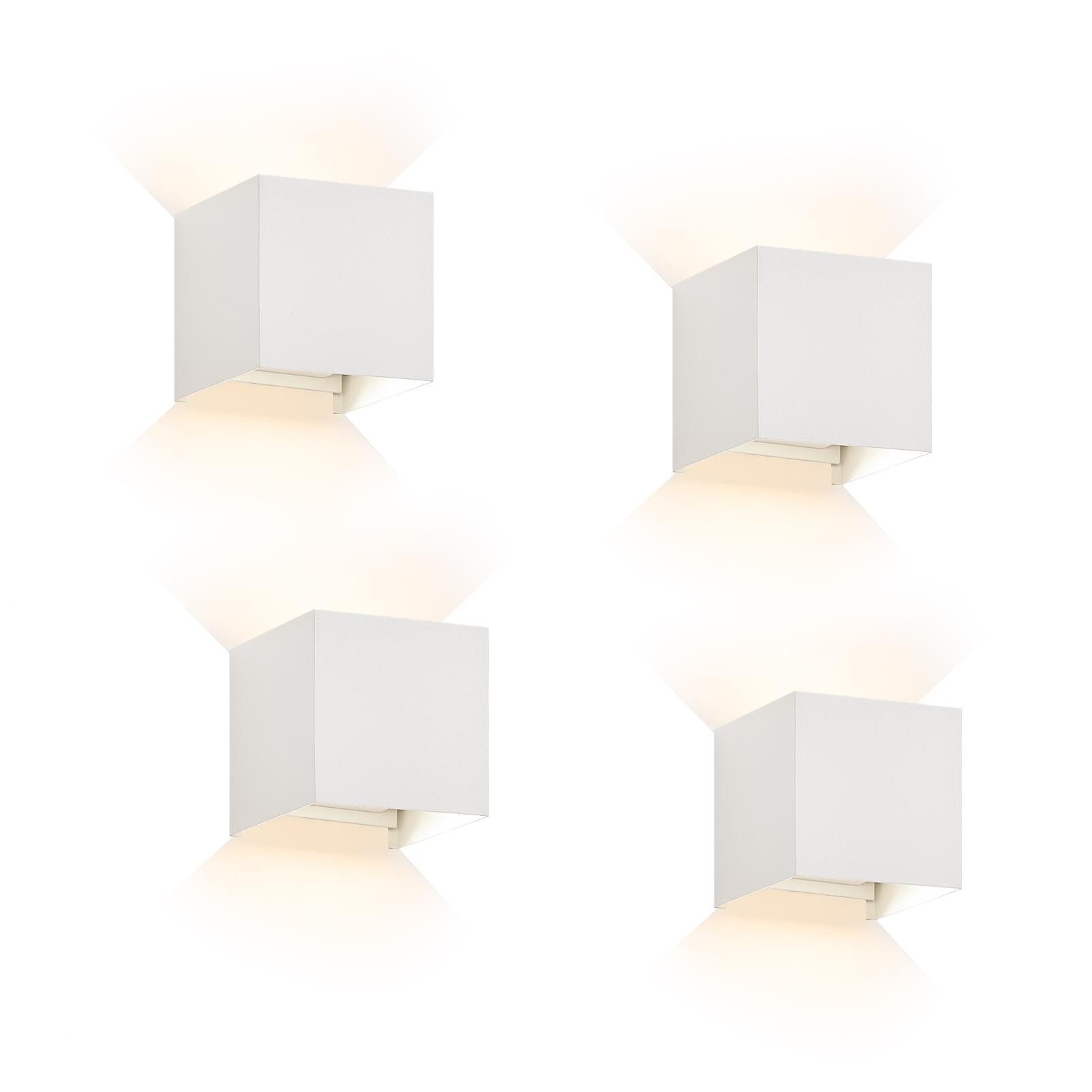 Nettlife LED Wandleuchte LED Wandleuchten Aussen Warmweiß Wandlampe, Außen, günstig online kaufen