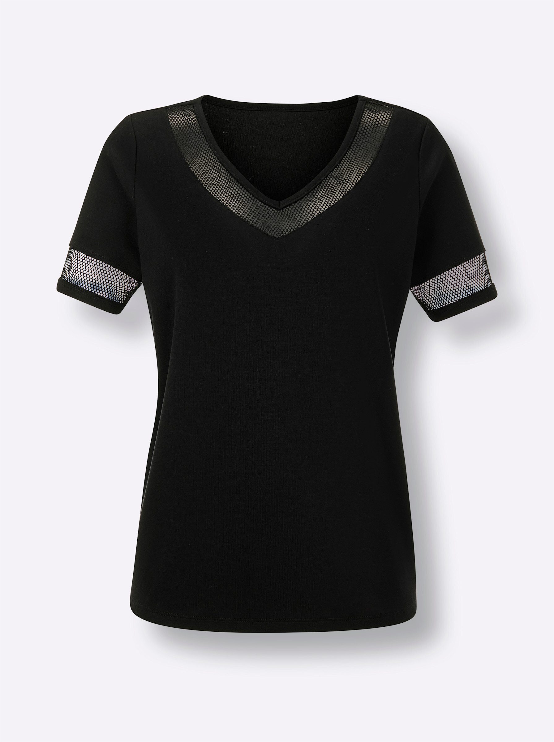 T-Shirt Modal-Mix-Shirt Kurzarm