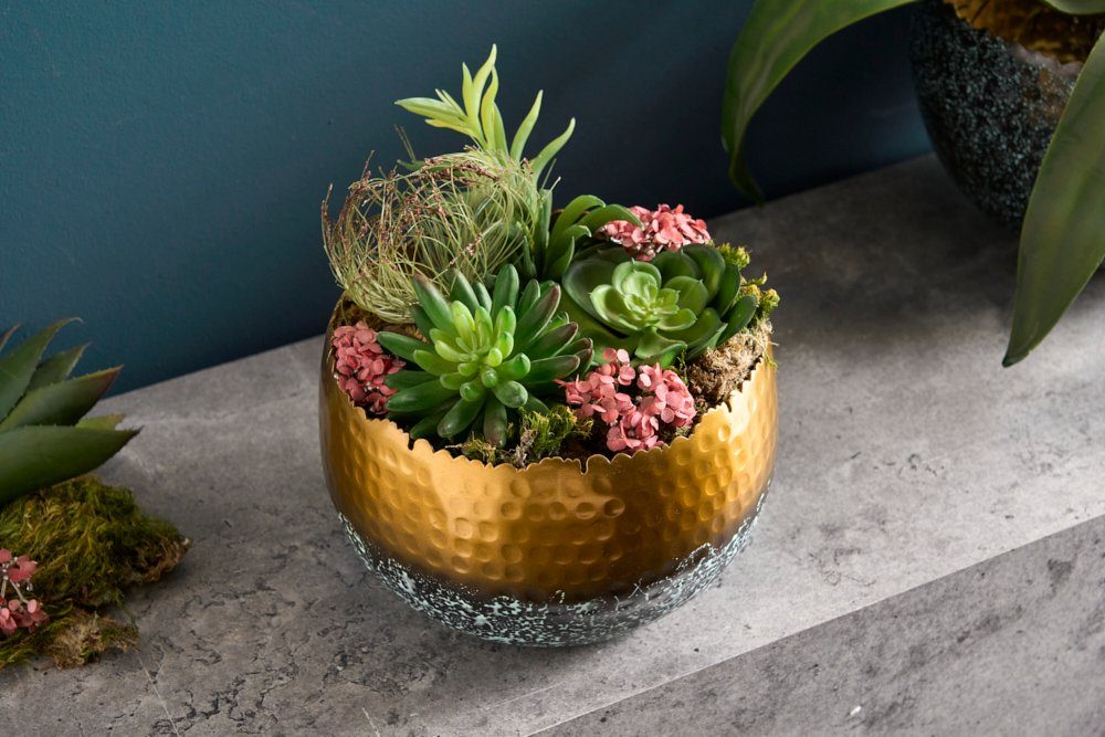 riess-ambiente Dekoschale ORIENT 19cm gold (Einzelartikel, 1 St), Wohnzimme günstig online kaufen