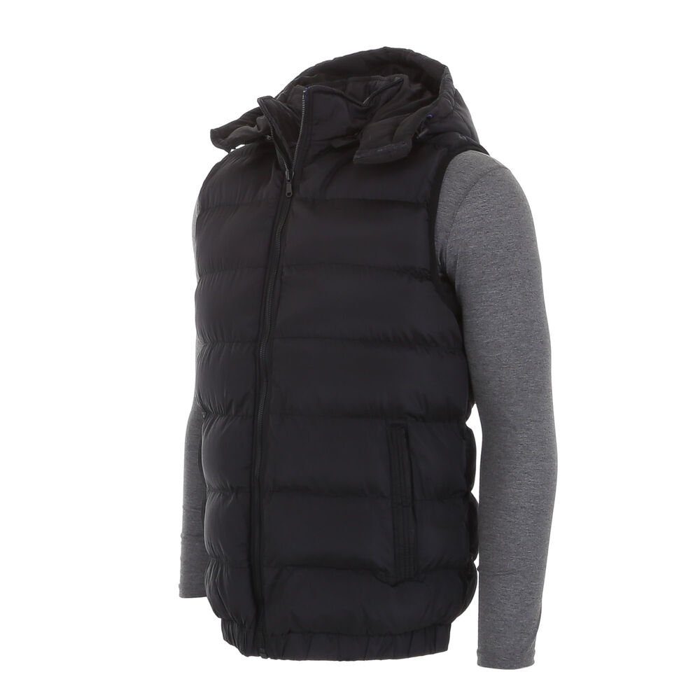 Ital-Design Funktionsjacke Herren Freizeit Weste Kapuze (abnehmbar) Gefütte günstig online kaufen