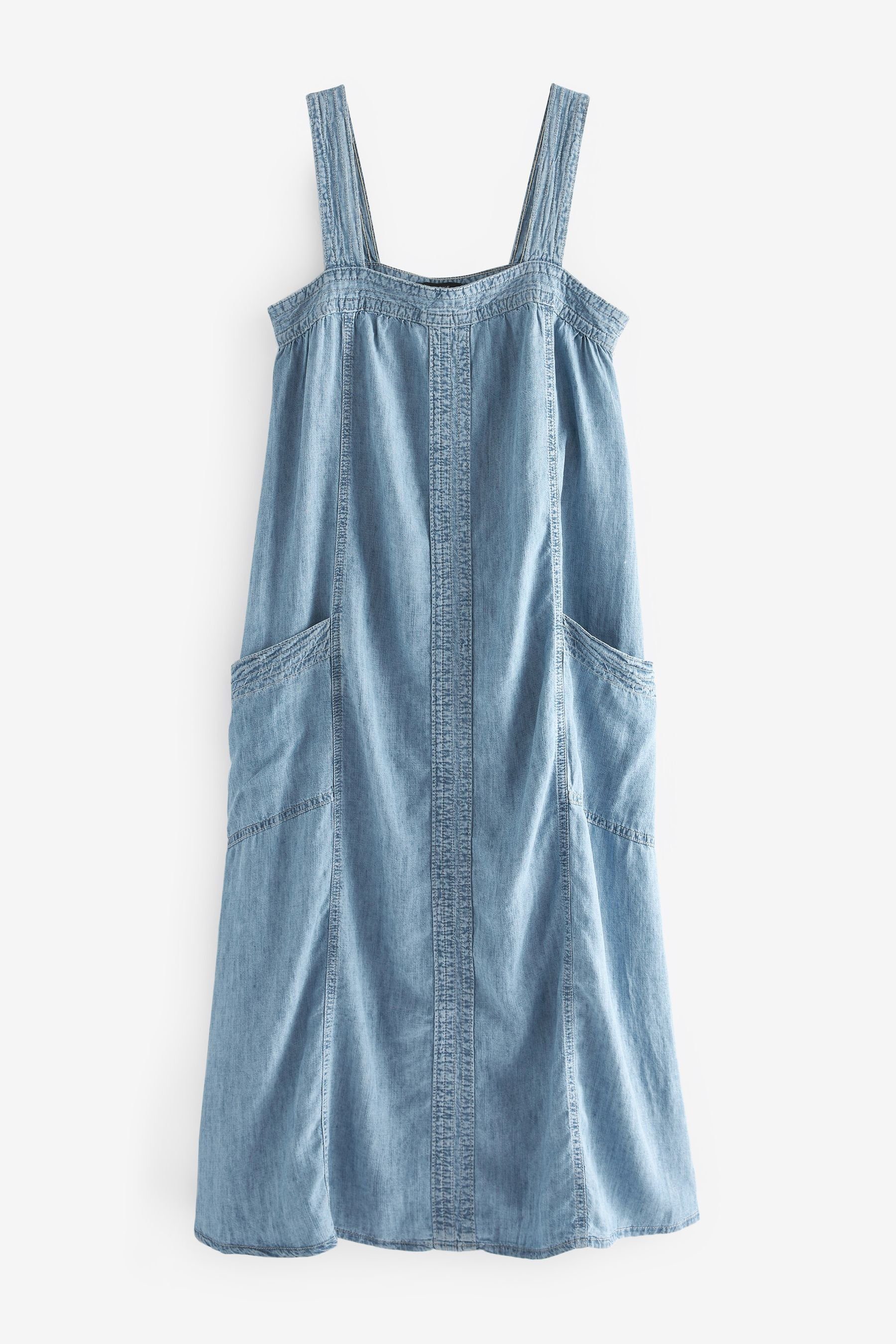 Next Sommerkleid Sommerliches Maxikleid aus Lyocell günstig online kaufen