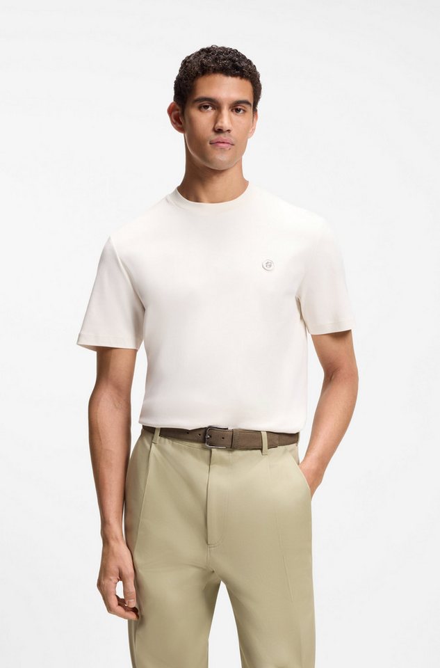 BOSS T-Shirt C-Taut Regular Fit, reine Baumwolle, BOSS-Logo