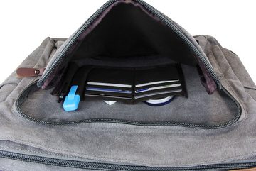 Frentree Laptoptasche Umhängetasche praktische Allrounder, Laptoptasche bis 15.6 Zoll Laptops Notebook Canvas Tasche