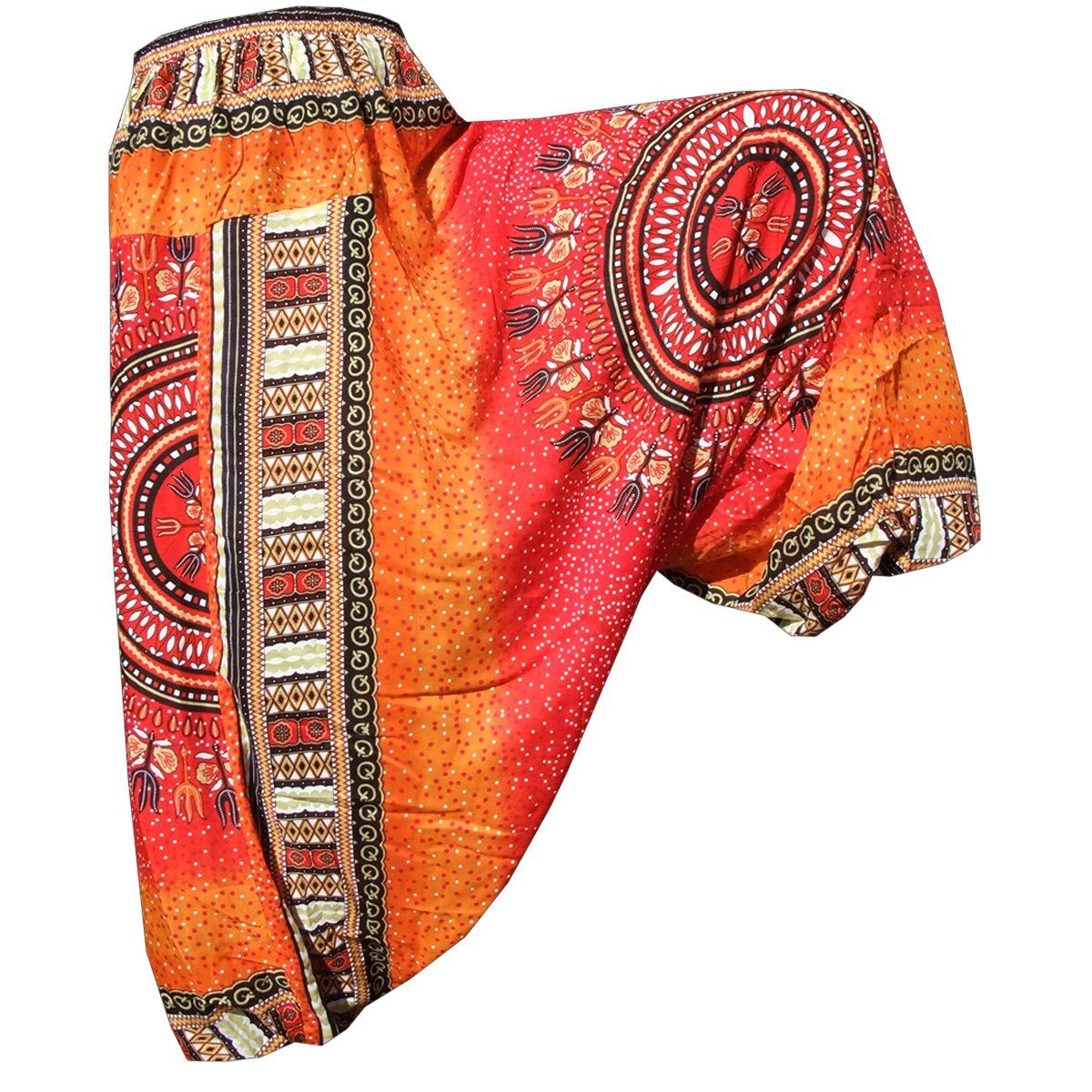 PANASIAM Haremshose Aladinhose Maoi Haremshose aus 100% natürlicher Viskose Pumphose auch als Overall tragbar Damen bequeme Freizeithose Pluderhose