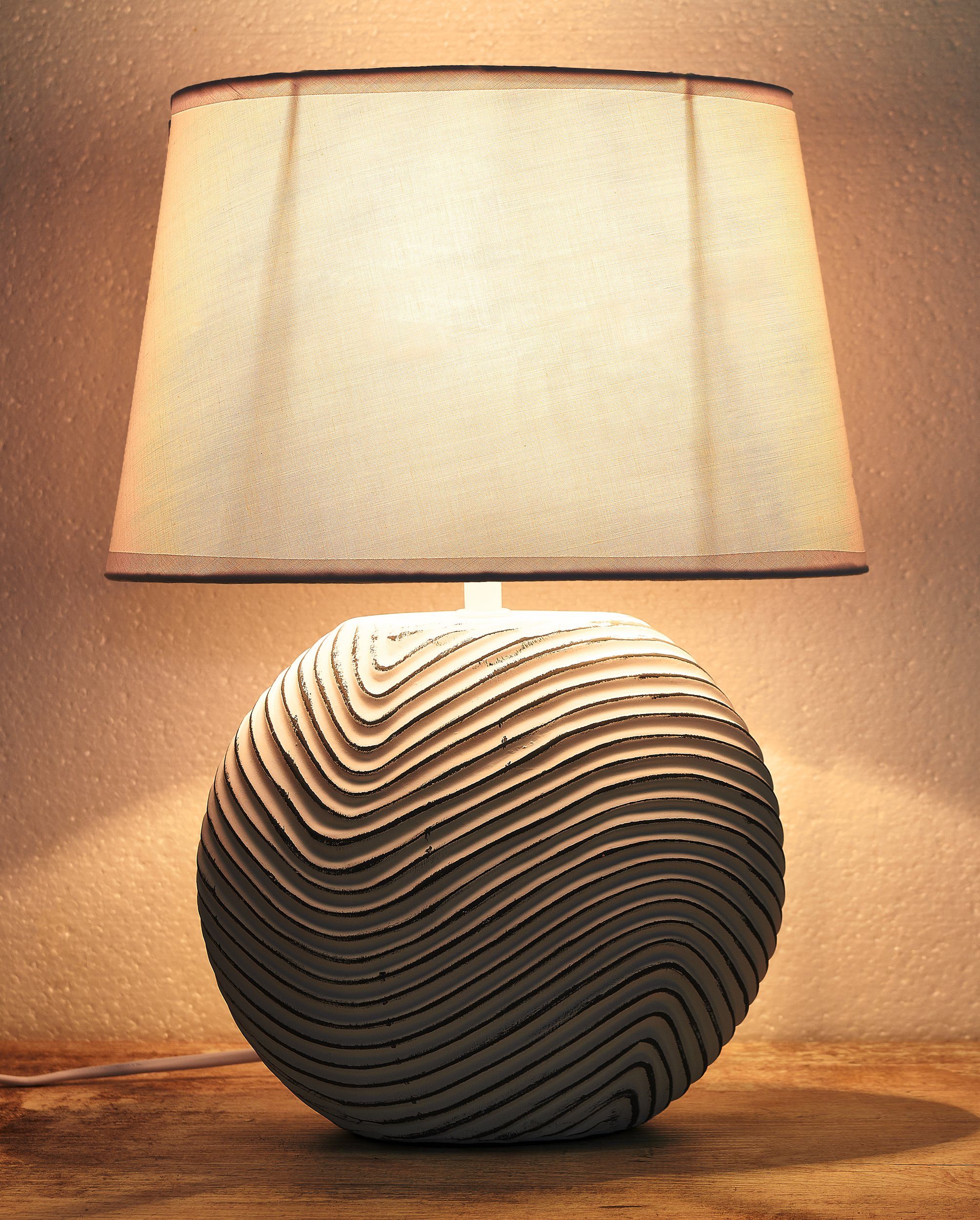 BRUBAKER Tischleuchte Zen Garden Tischlampe, Ohne günstig online kaufen
