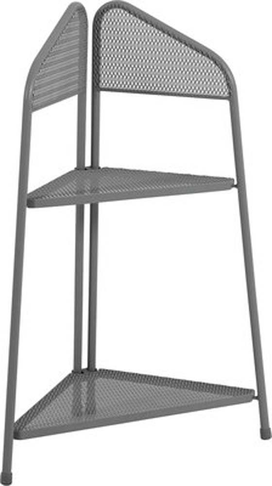 Harms Import Stuhl, MWH Eckregal Ekko grau 100x48x48 cm elotherm beschichtet