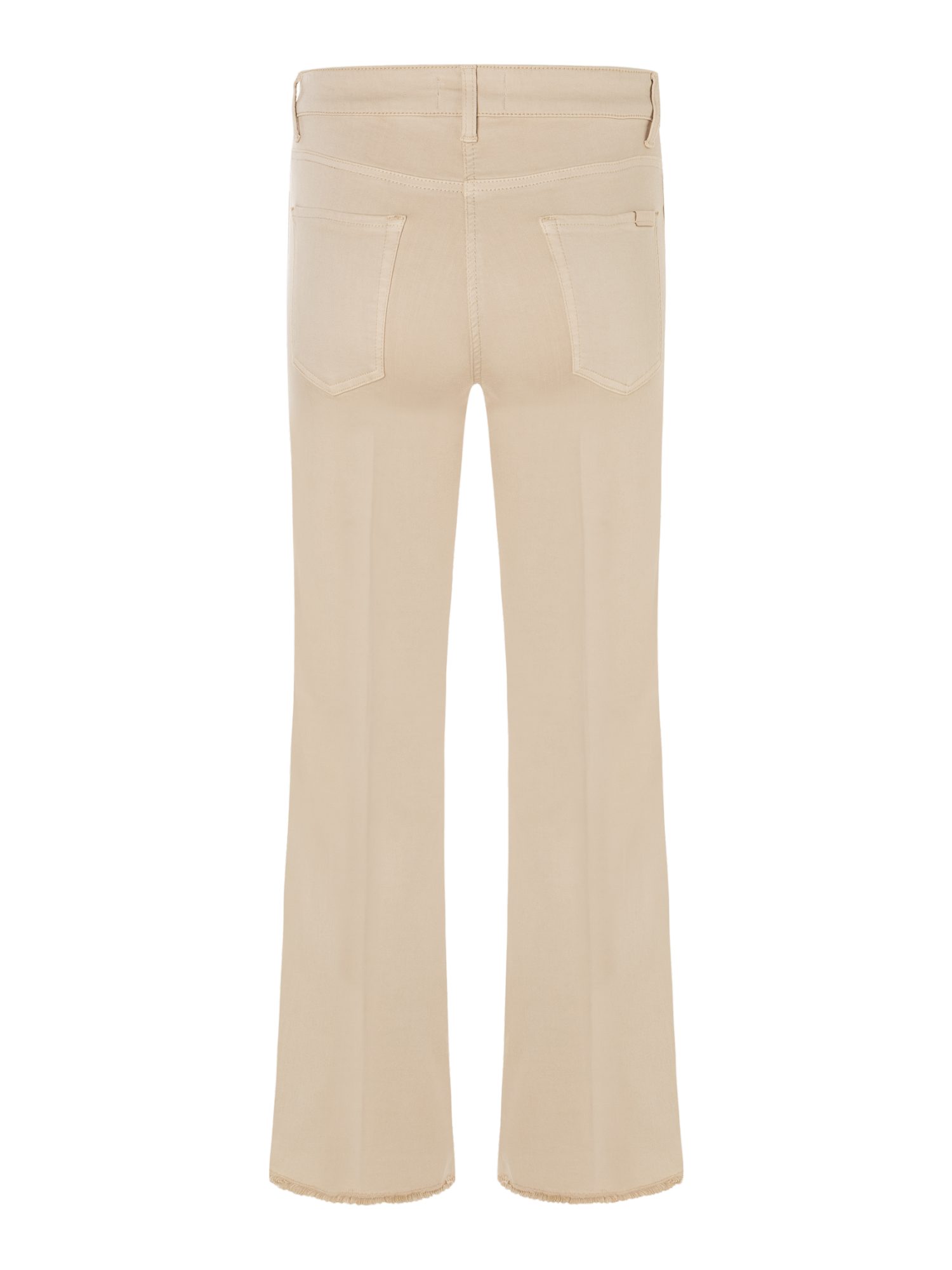Cambio Stretch-Hose natur, Casual, Baumwolle, Unifarben, Regular Fit, Mittel