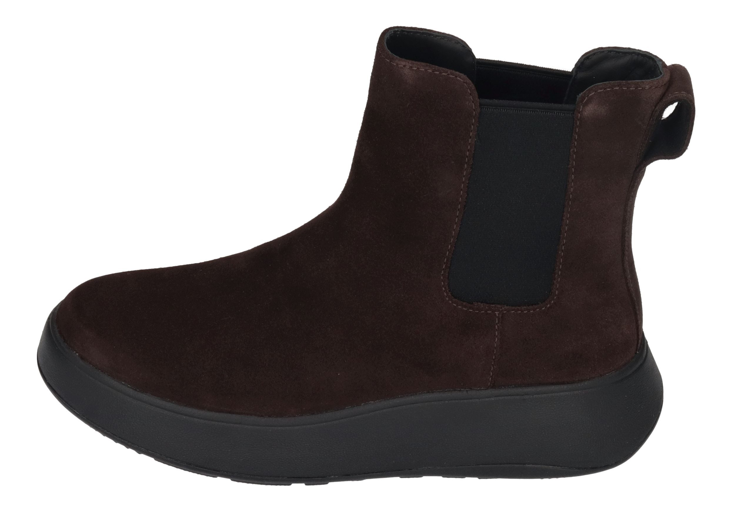 Fitflop F MODE SUEDE FLATFORM FK3 Chelseaboots chocolate günstig online kaufen