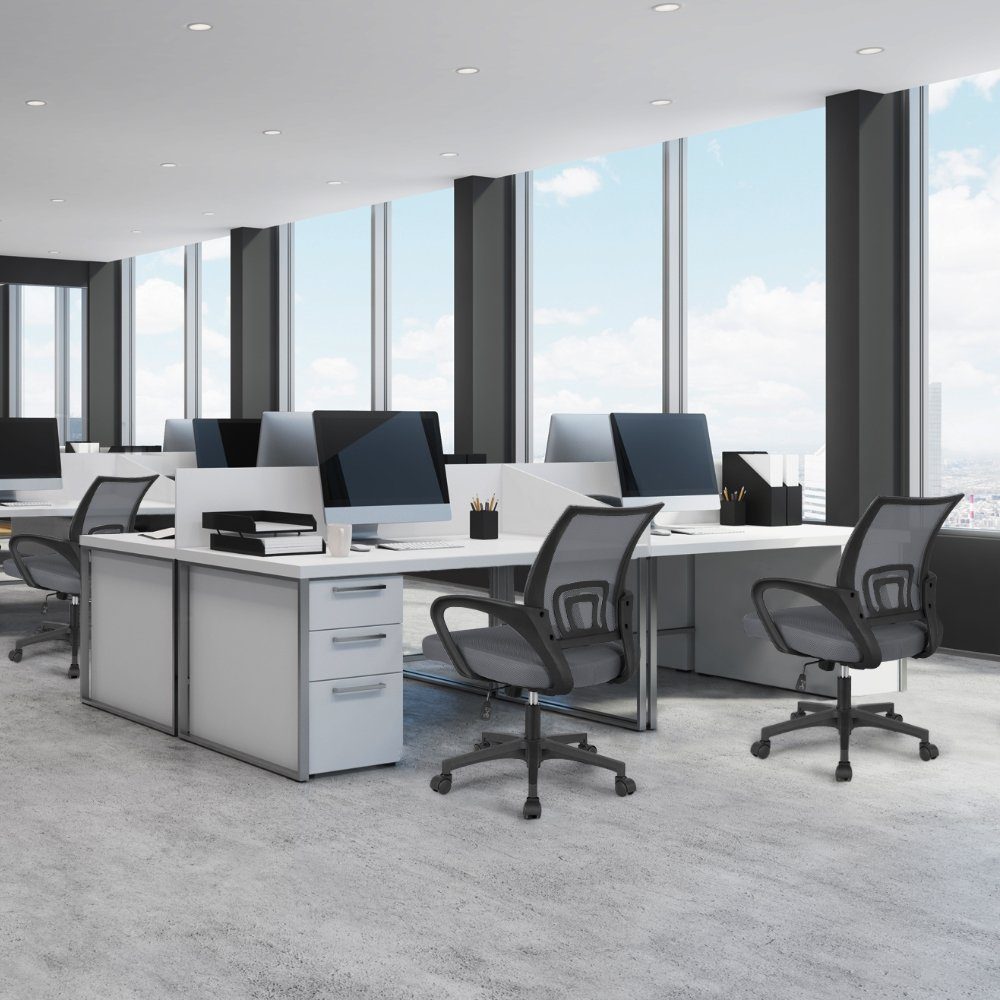 Yaheetech Bürostuhl Höhenverstellbarer Drehstuhl mit Schaukelfunktion, ergo günstig online kaufen