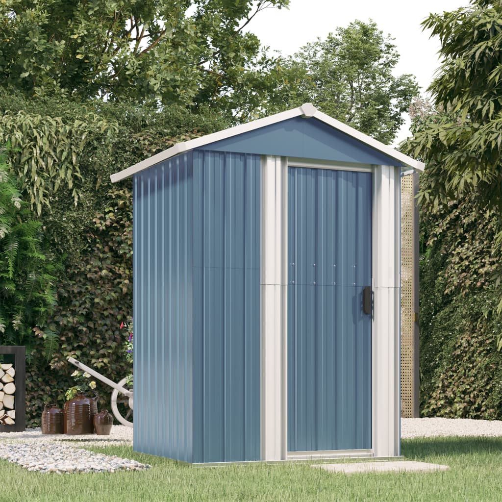 vidaXL Gerätehaus, Geräteschuppen Grau 126x97,5x177 cm günstig online kaufen