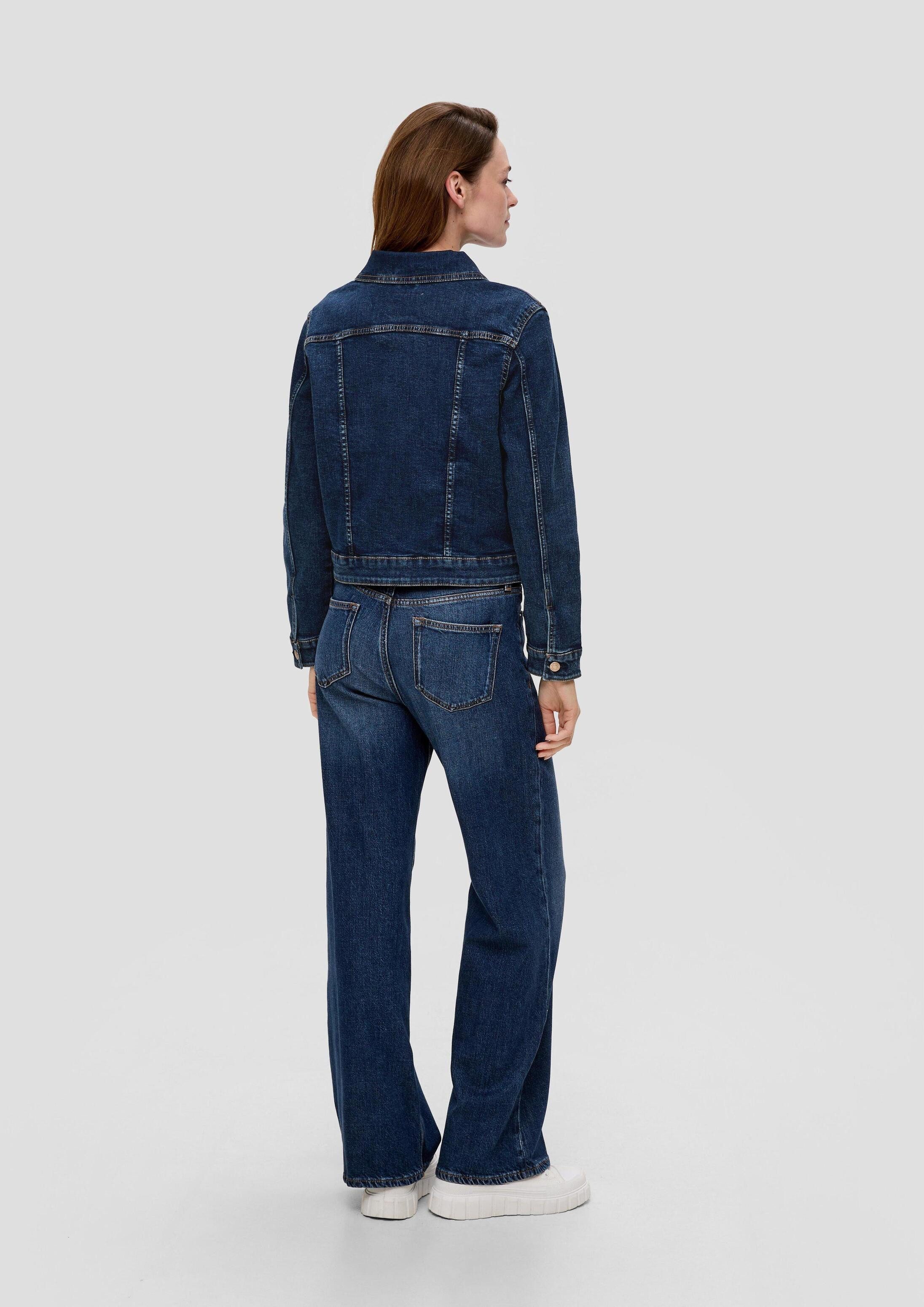 s.Oliver Funktionsjacke Indoor-Jacke Klassische Jeansjacke