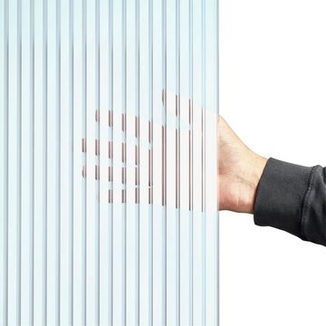 GUTTA Hohlkammerplatte Zebraplatte, weiß gestreift, 16 mm, 3 m², Erweiterungsset 3x1 Meter mit Profilen, Gummidichtungen