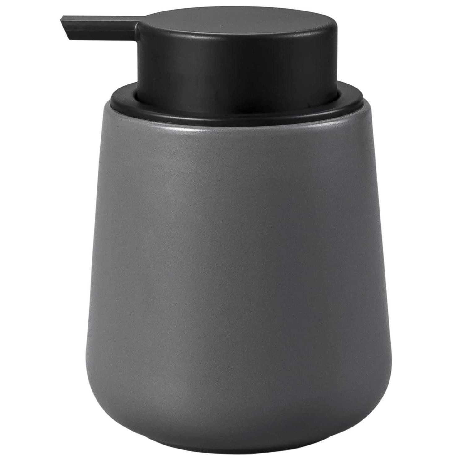 LuxusKollektion Seifenspender Seifenspender Keramik Grau 350ml