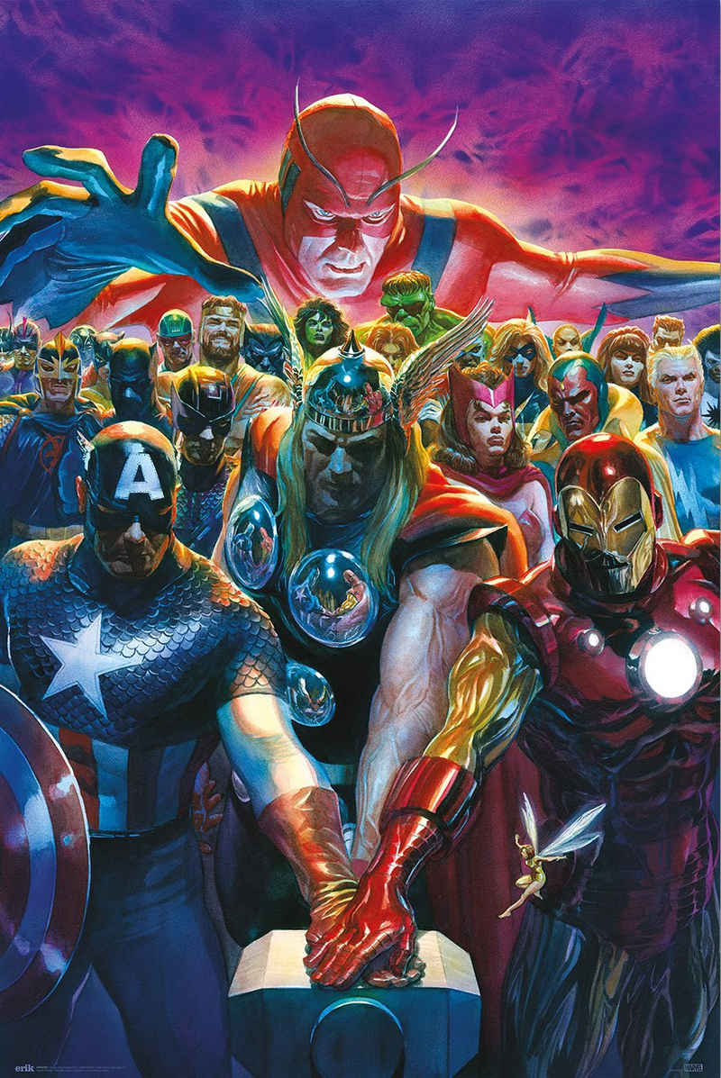 Grupo Erik Poster Marvel Poster Avengers by Alex Ross 61 x 91,5 cm