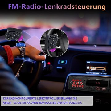Hikity Autoradio Universal 1din Multimedia MP3 Auto-Stereo-Spieler Autoradio (FM-Radio RCA, Bluetooth)