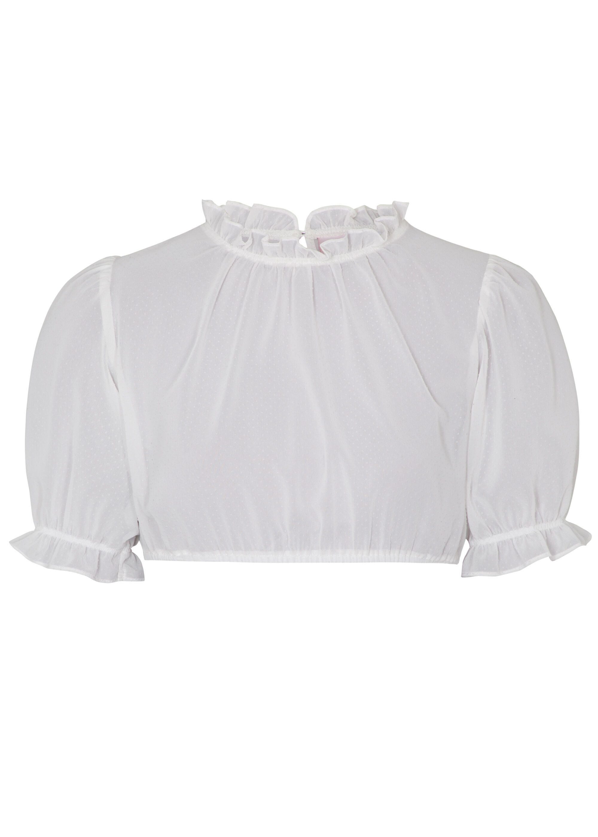 Spieth & Wensky Dirndlbluse Gatalja (1-tlg) Punktemuster, Chiffon günstig online kaufen