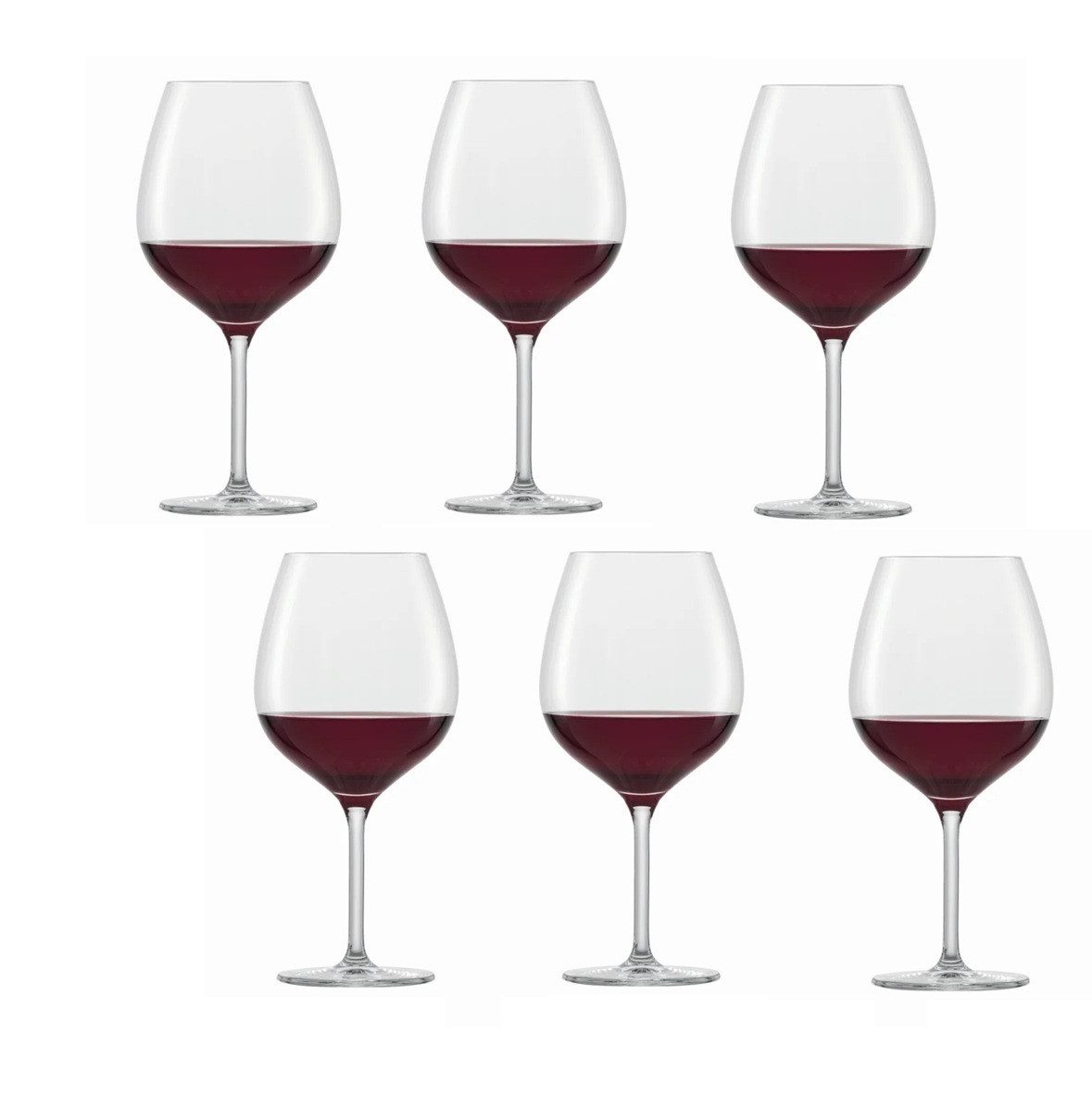 SCHOTT ZWIESEL Rotweinglas Burgunderpokal Weinglas CONGRESSO 712ml Tritan® Kristallglas, 6-tlg.