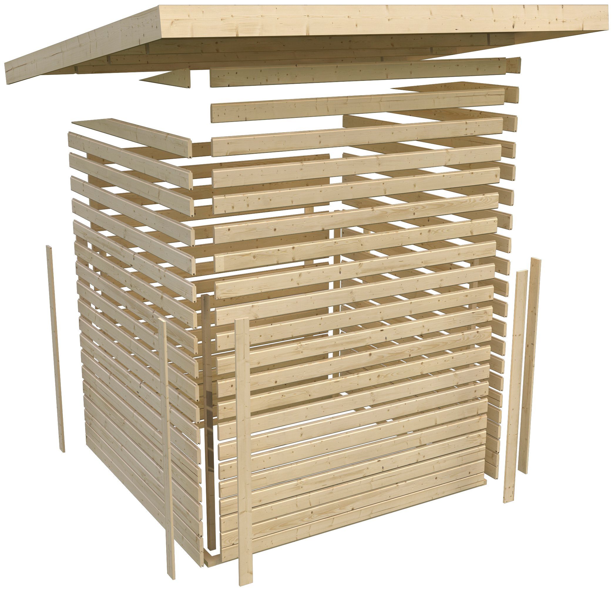 Karibu Gartenhaus Mühlentrup 2, BxT: 430x308 cm