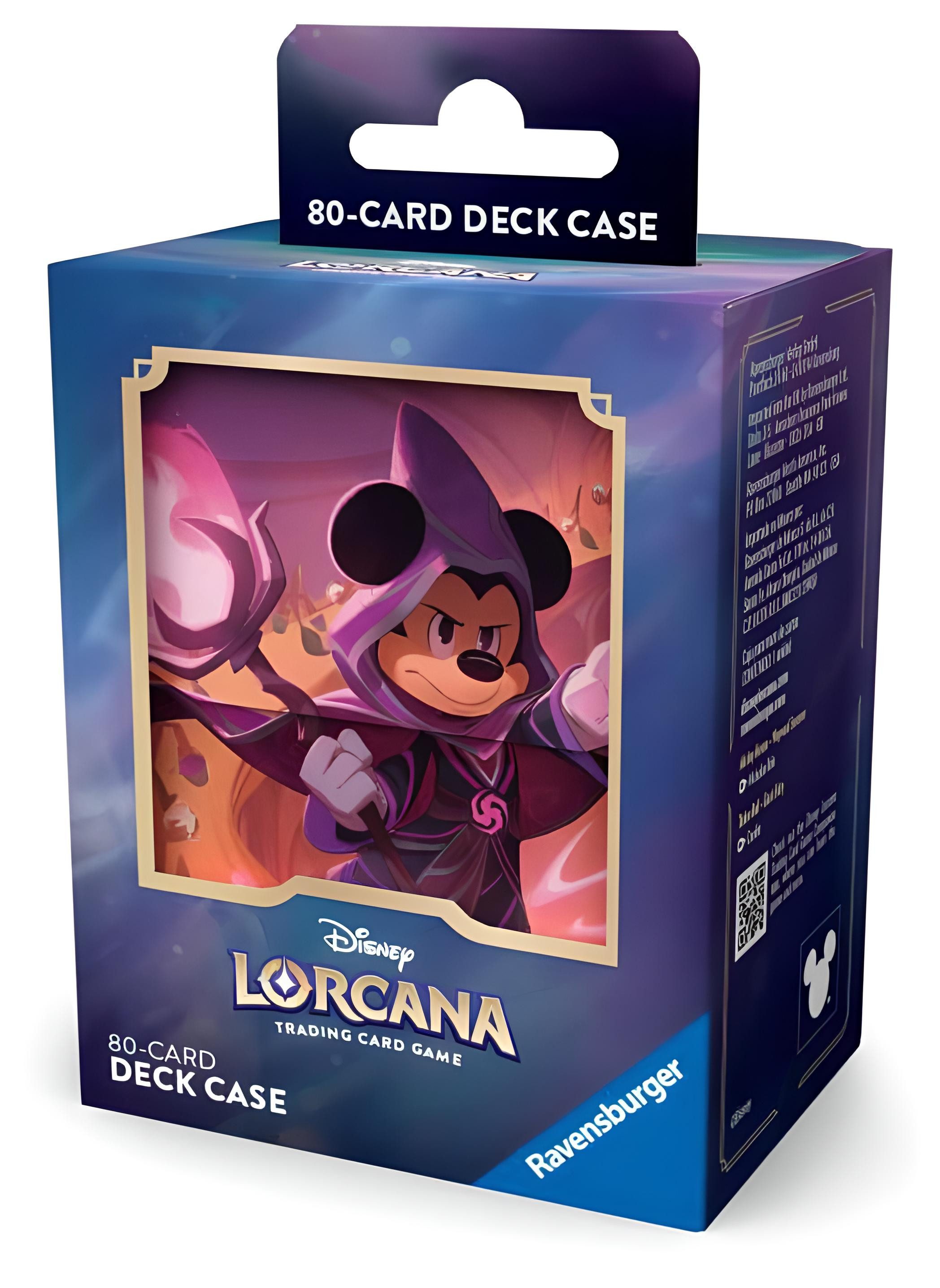 Ravensburger Sammelkarte Disney Lorcana 8: Deckbox Motiv Mickey Mouse