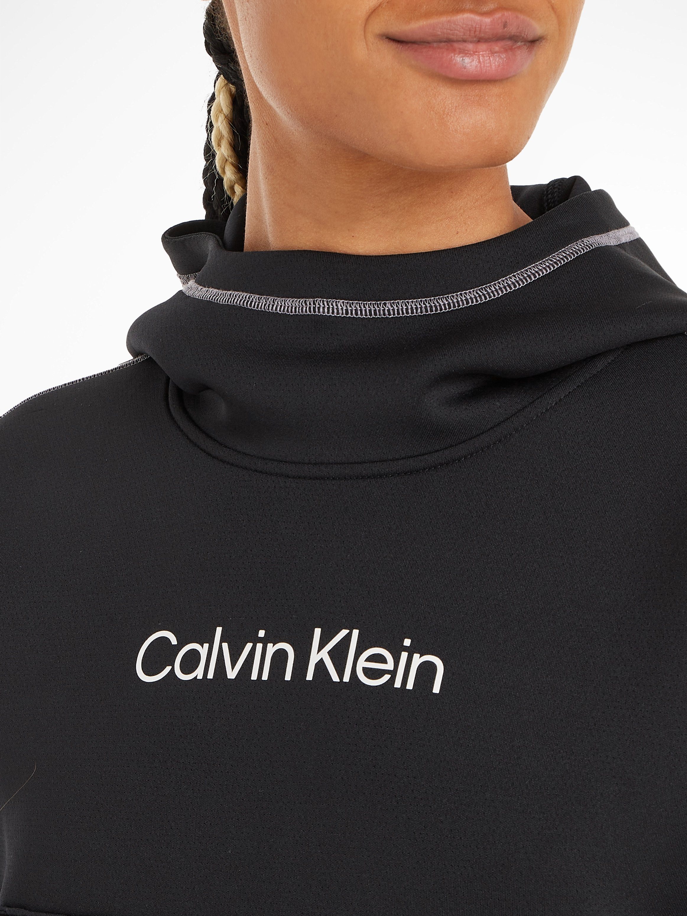 Calvin Klein PW Hoodie - Sport schwarz Trainingskapuzenpullover