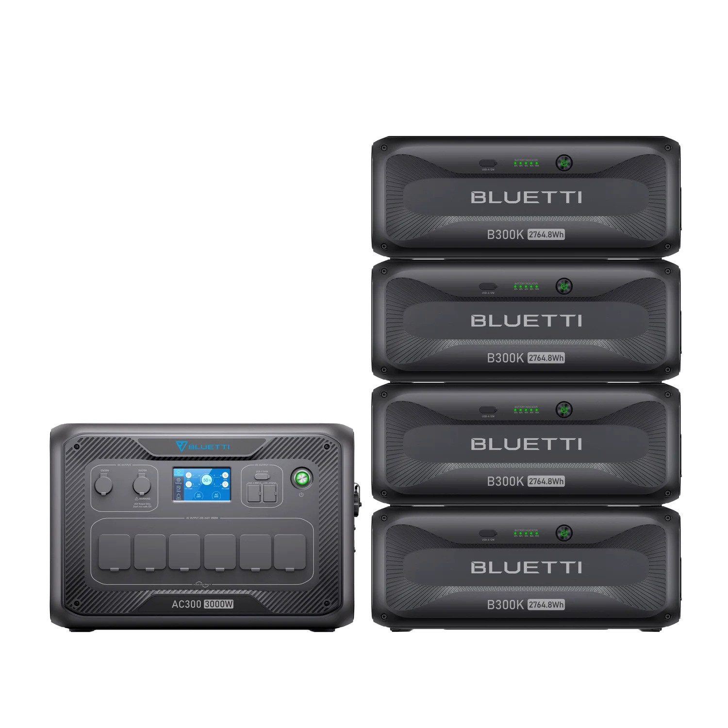 BLUETTI Bluetti AC300 mit B300K Erweiterungsbatterie 5.068Wh 4x B300K 0% MwSt Powerstation