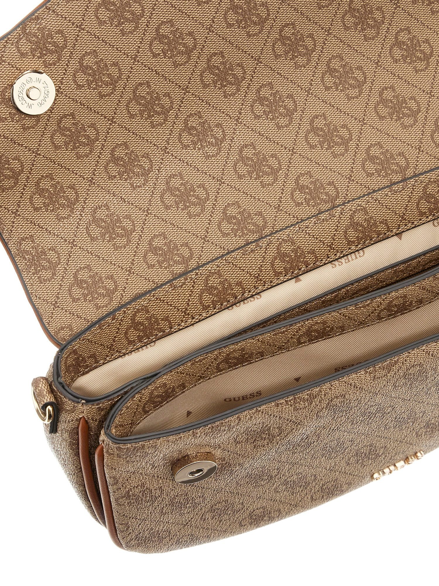 Guess Umhängetasche HWSG7993200 DEA FLAP SHOULDER BAG Woman Handtasche (Stück, 1), Logoschriftzug