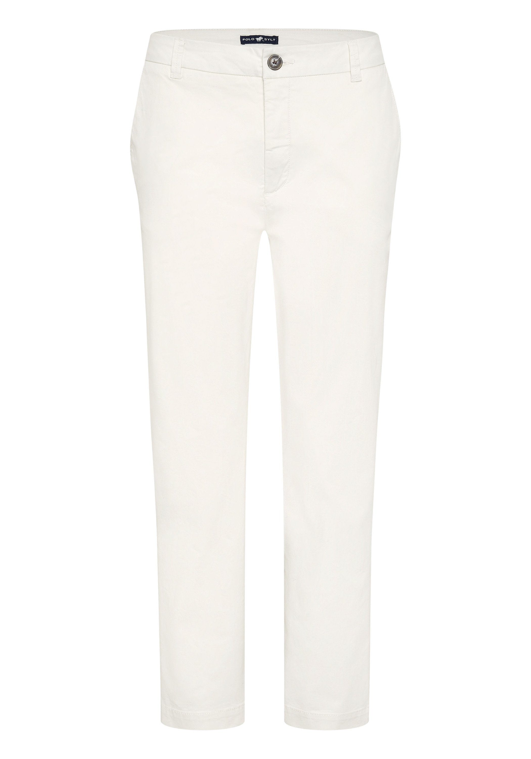 Polo Sylt Chinohose im cleanen 11-0701 Whisper White Look