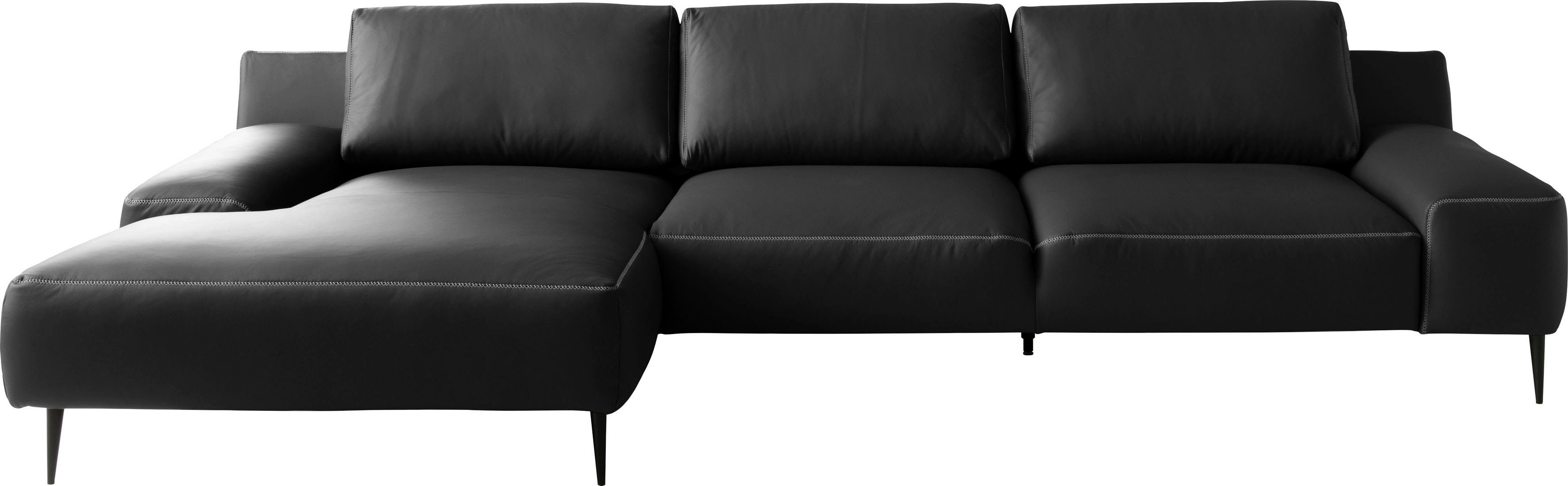 designwerk Ecksofa Forma L-Form, zeitloses Designsofa mit aktuellem Fuß, in hochwertiger Verarbeitung & tollem Sitzkomfort