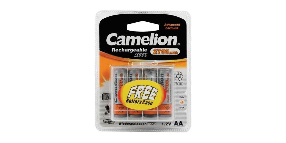 Camelion NiMh AA 1.2 V - 2700 mAh (4 St./Blisterverpackung) - AUFBEWAHRUNGSBOX Batterie