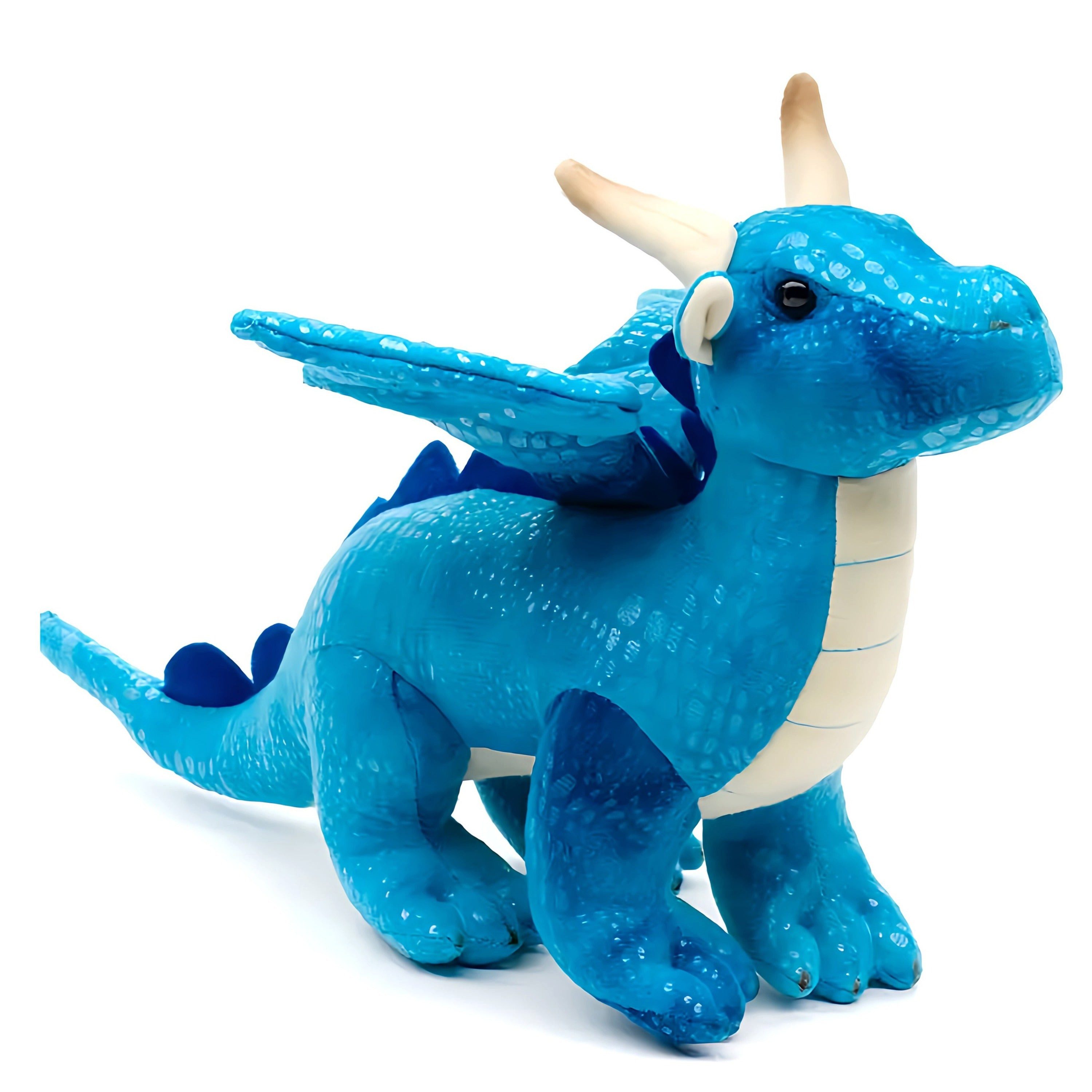 Uni-Toys Kuscheltier Drache blau - 26 cm (Длина)- Kuschel-/Plüschtier, Drache blau - 26 cm (Длина)- Kuschel-/Plüschtier